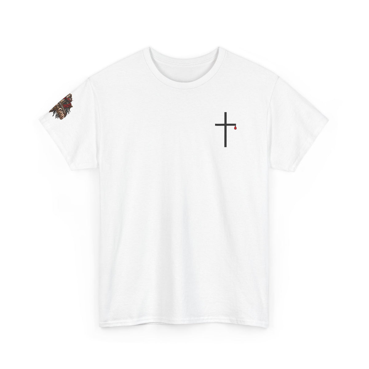 Two Roads One Choice T‑Shirt — Christian Cross Faith Graphic Tee