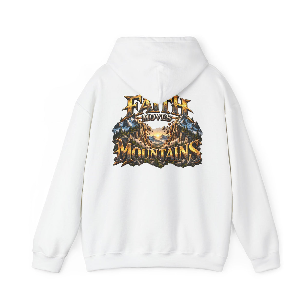Faith Moves Mountains No Fear Hoodie