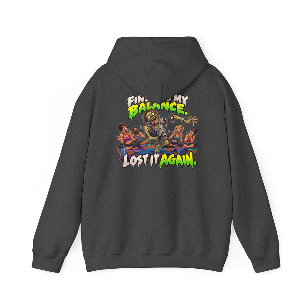 Finding My Balance — Officially Undead Zombie Hoodie