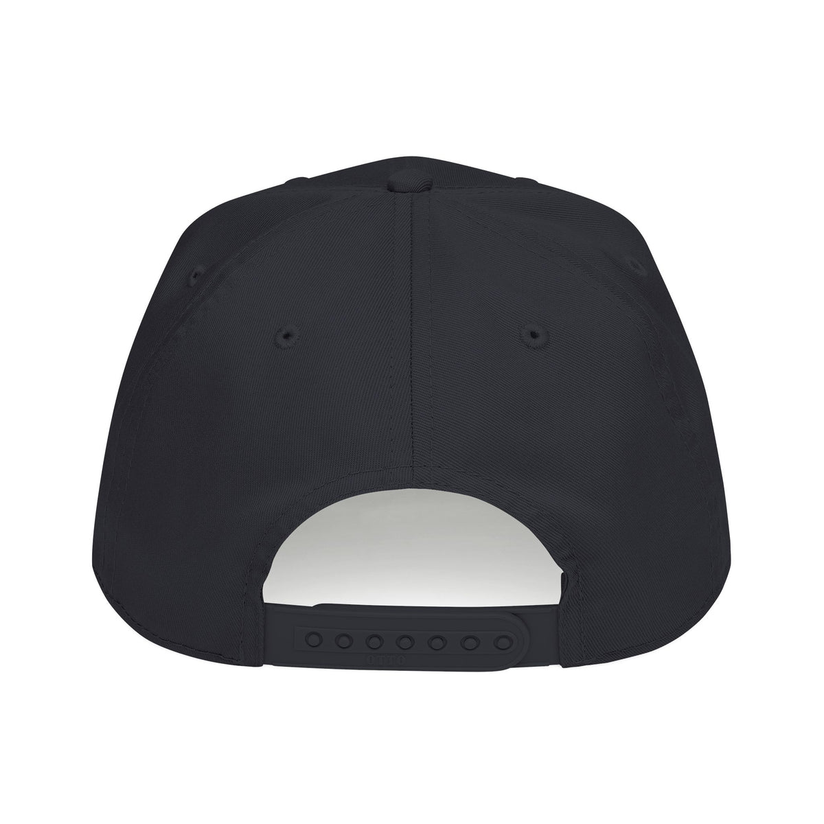 Devil Quote Baseball Cap — Graphic Mid-Profile Hat with Distressed Red Text