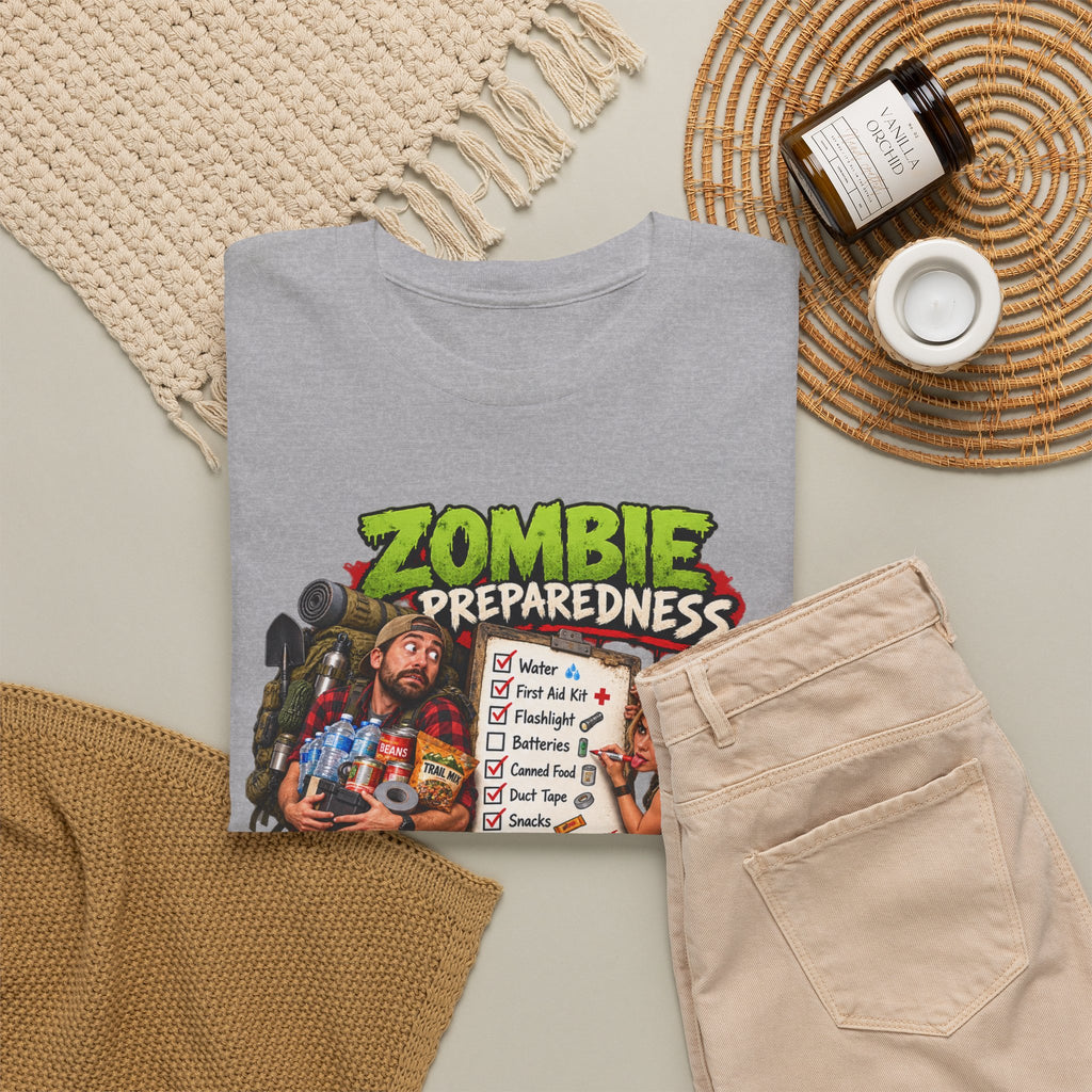 Zombie Preparedness Tee – Survival Humor Shirt