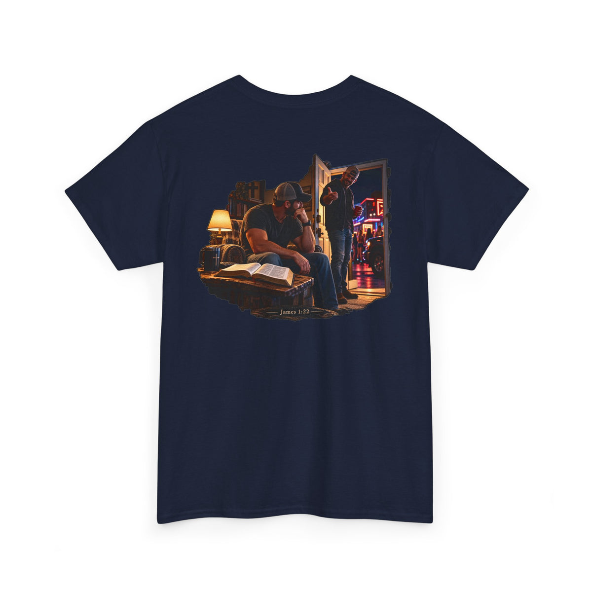 Faith at the Crossroads Christian Graphic T-Shirt