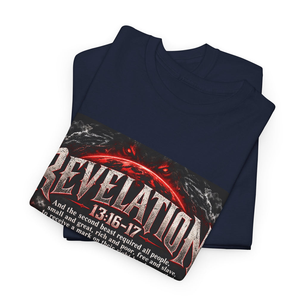 Revelation 13:16-17 Christian Apocalypse Graphic T-Shirt
