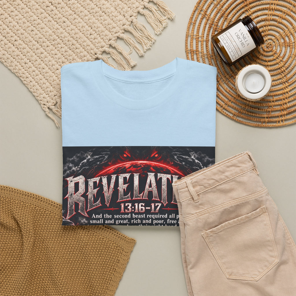 Revelation 13:16-17 Christian Apocalypse Graphic T-Shirt