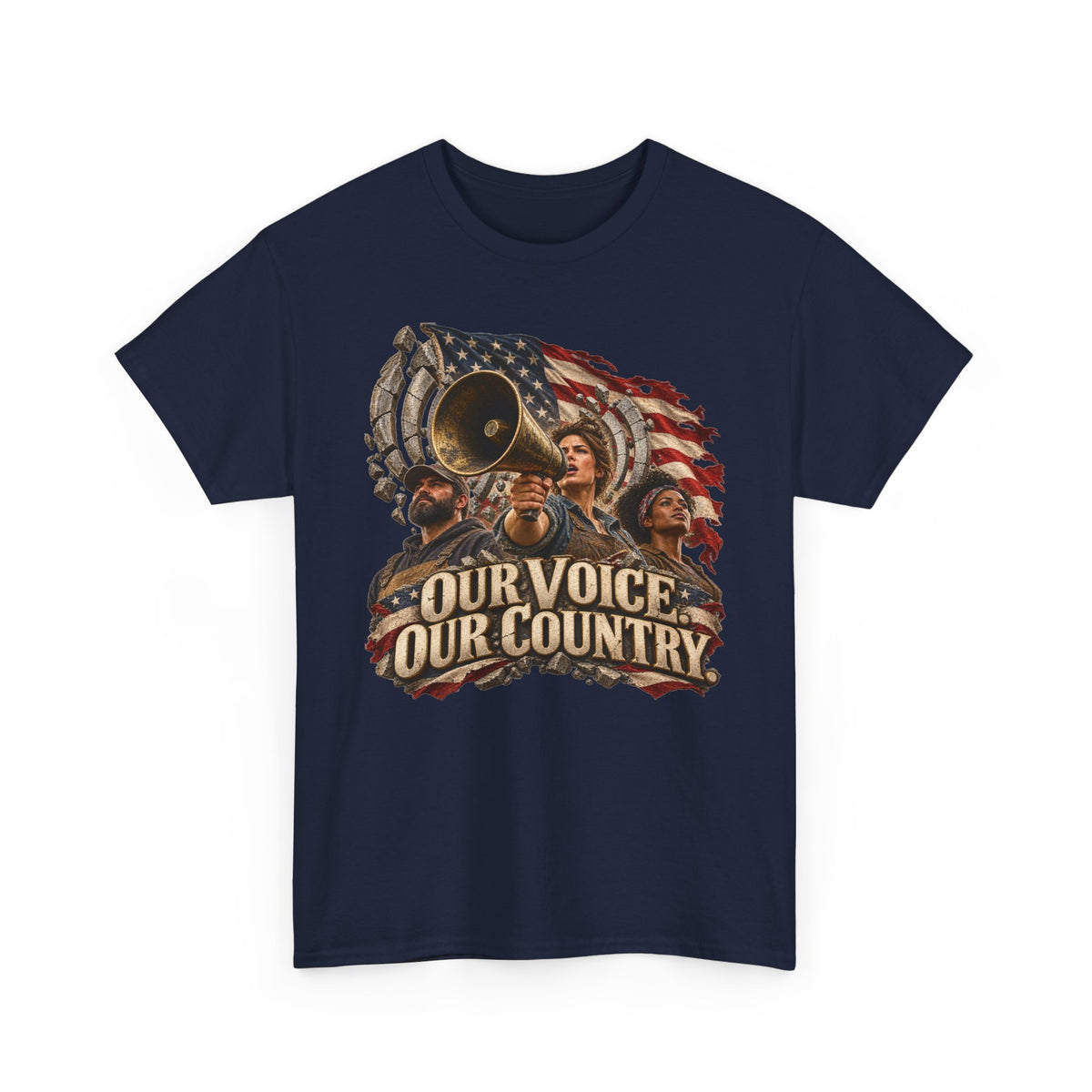 Our Voice Our Country Patriotic T-Shirt
