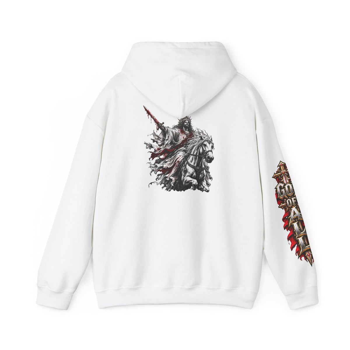 He Is Coming Soon Christian Hoodie – Front, Back & Sleeve Design