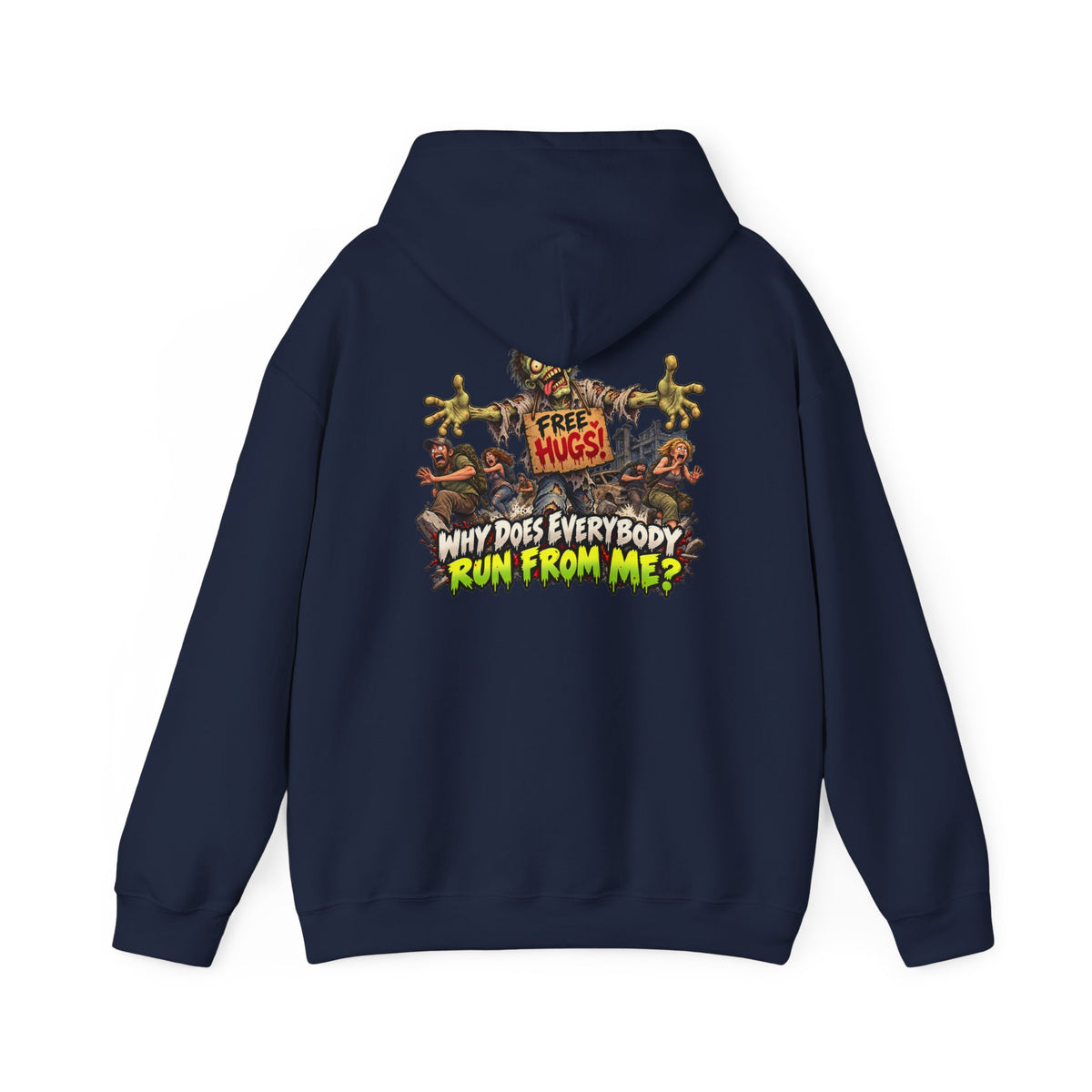 Funny Zombie Apocalypse Graphic Hoodie