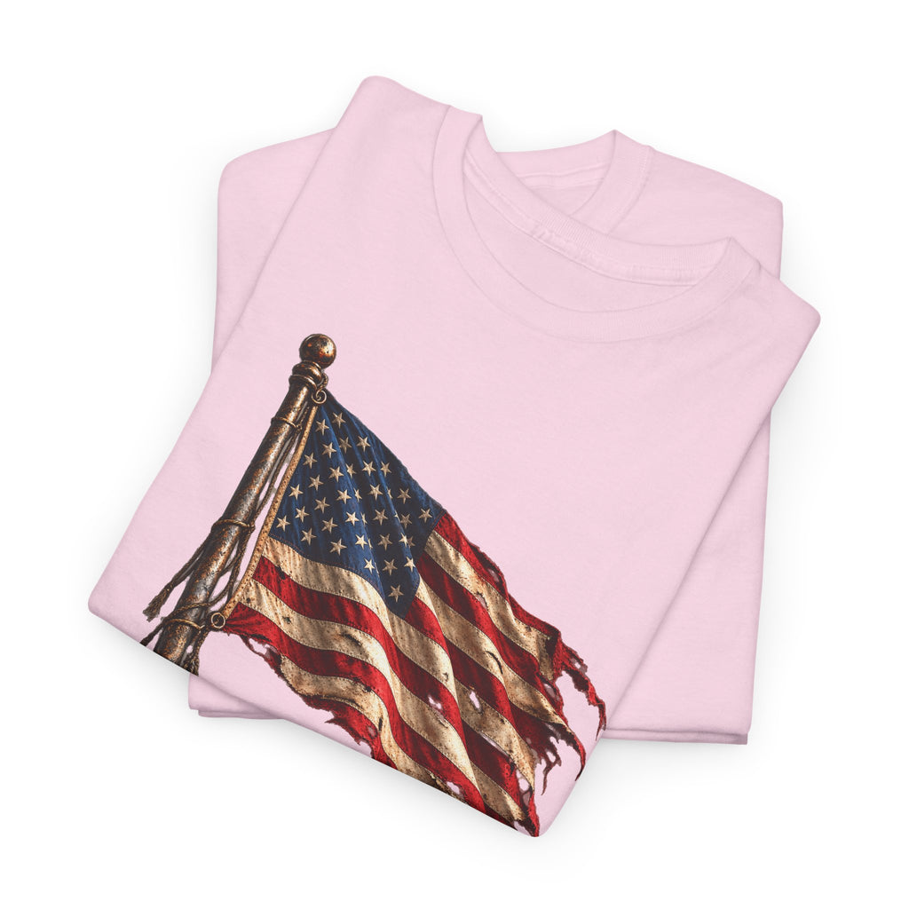 Still Standing American Flag T-Shirt