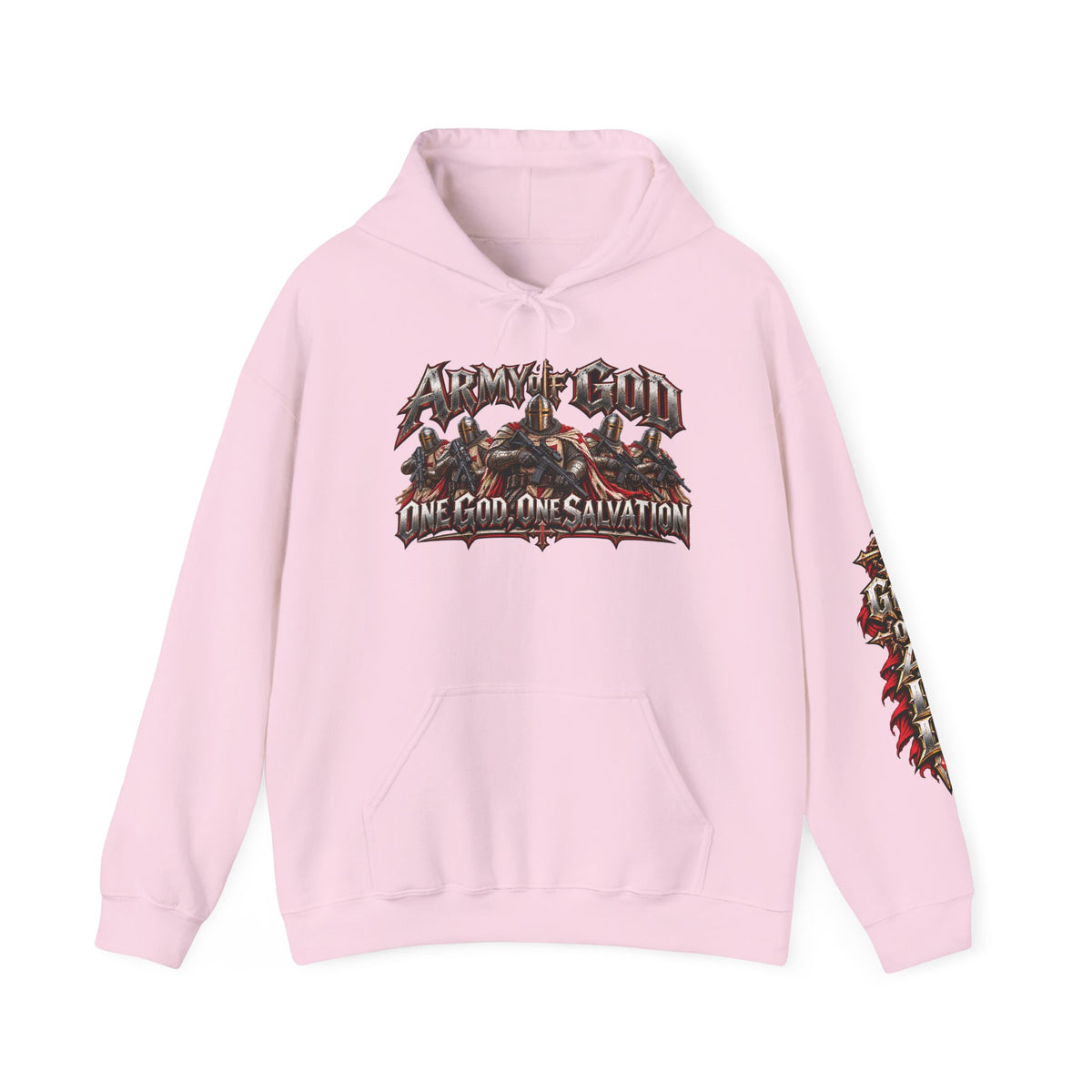 Army of God graphic hoodie | One God One Salvation design