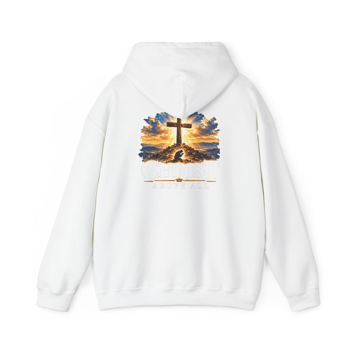 Christian Cross Sunset Faith Hoodie