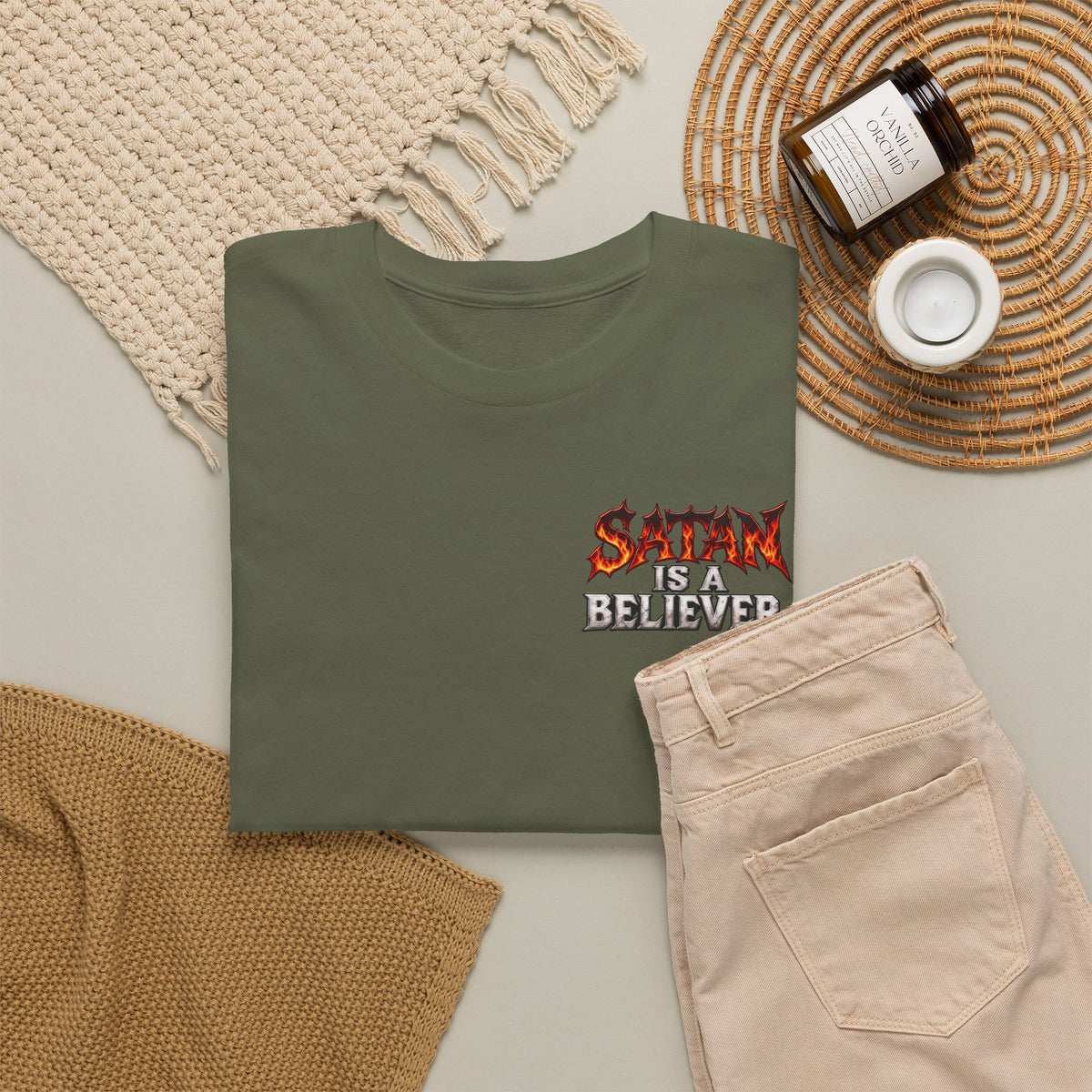 Don't Confuse Believing God with Following God Graphic T-Shirt