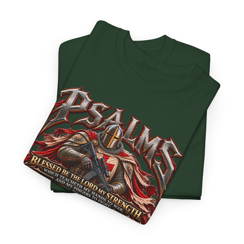 Psalm 144 Christian Warrior T-Shirt