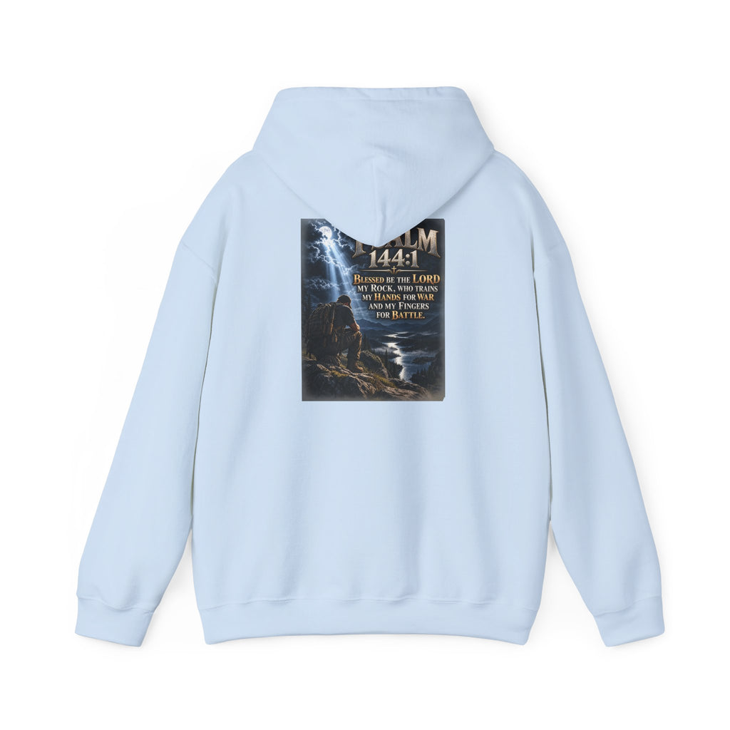 Psalm 144:1 Christian Scripture Hoodie