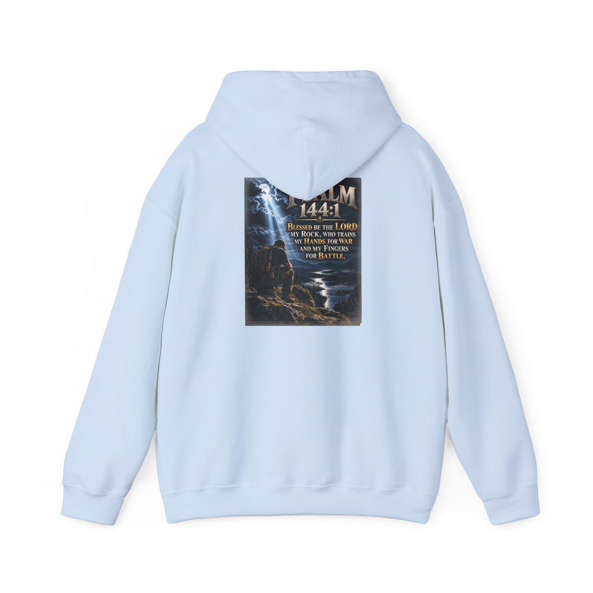 Psalm 144:1 Christian Scripture Hoodie