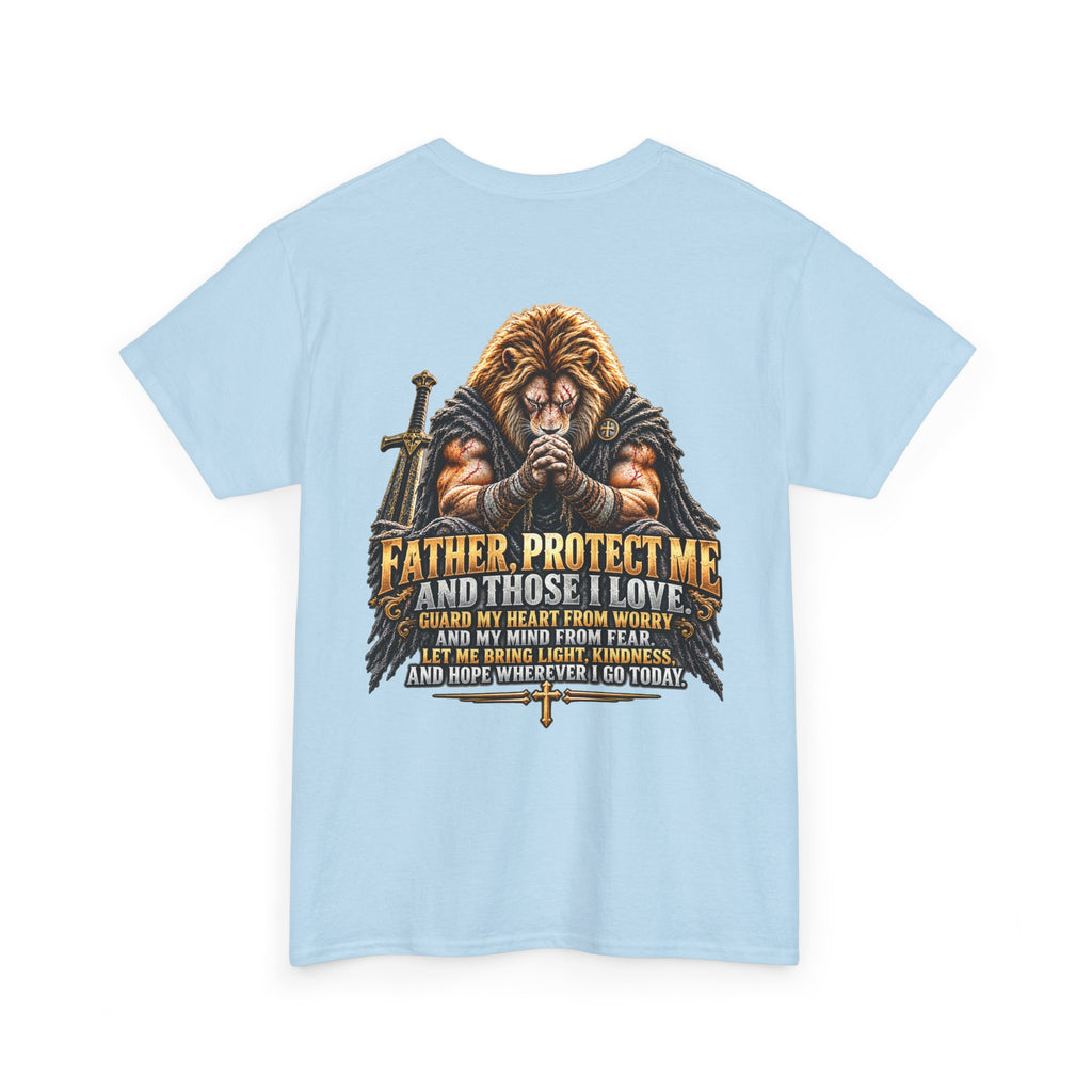 Father Protect Me Christian Lion Graphic Tee