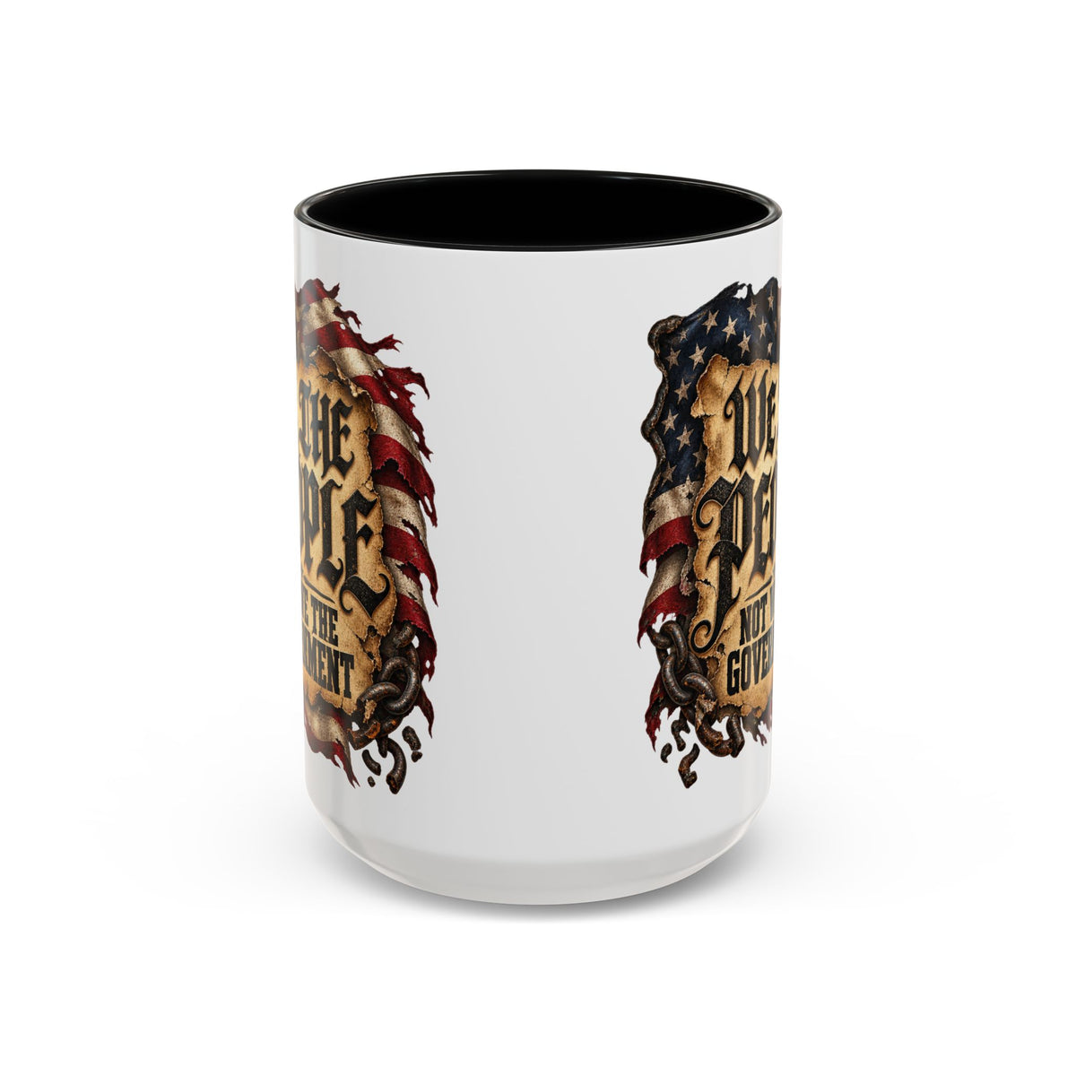 We the People Not We the Government Patriotic Coffee Mug