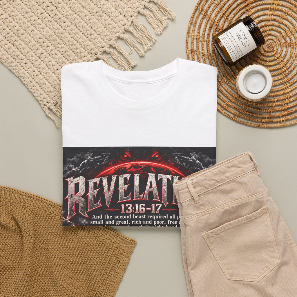 Revelation 13:16-17 Christian Apocalypse Graphic T-Shirt