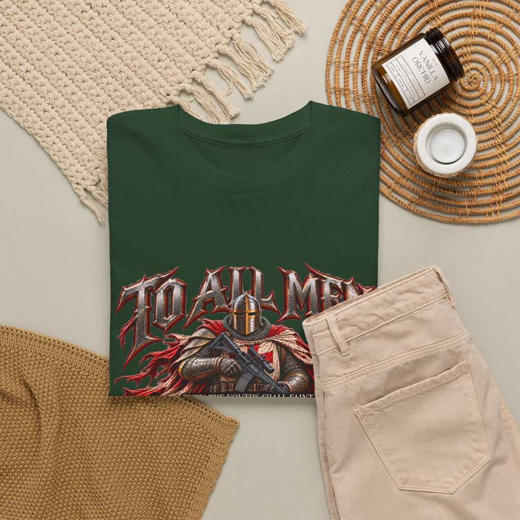 To All Men — Isaiah 40 Christian Warrior T-Shirt