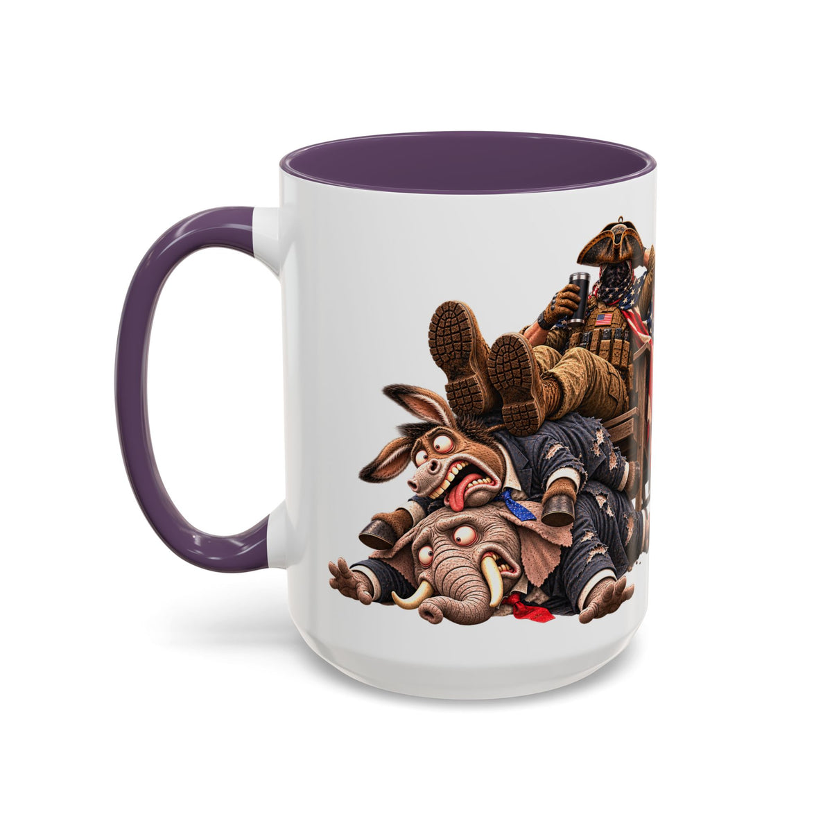 Lieutenant Patriot Political Satire 15oz Coffee Mug