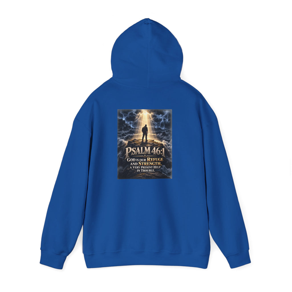 Psalm 46:1 Christian Bible Verse Hoodie