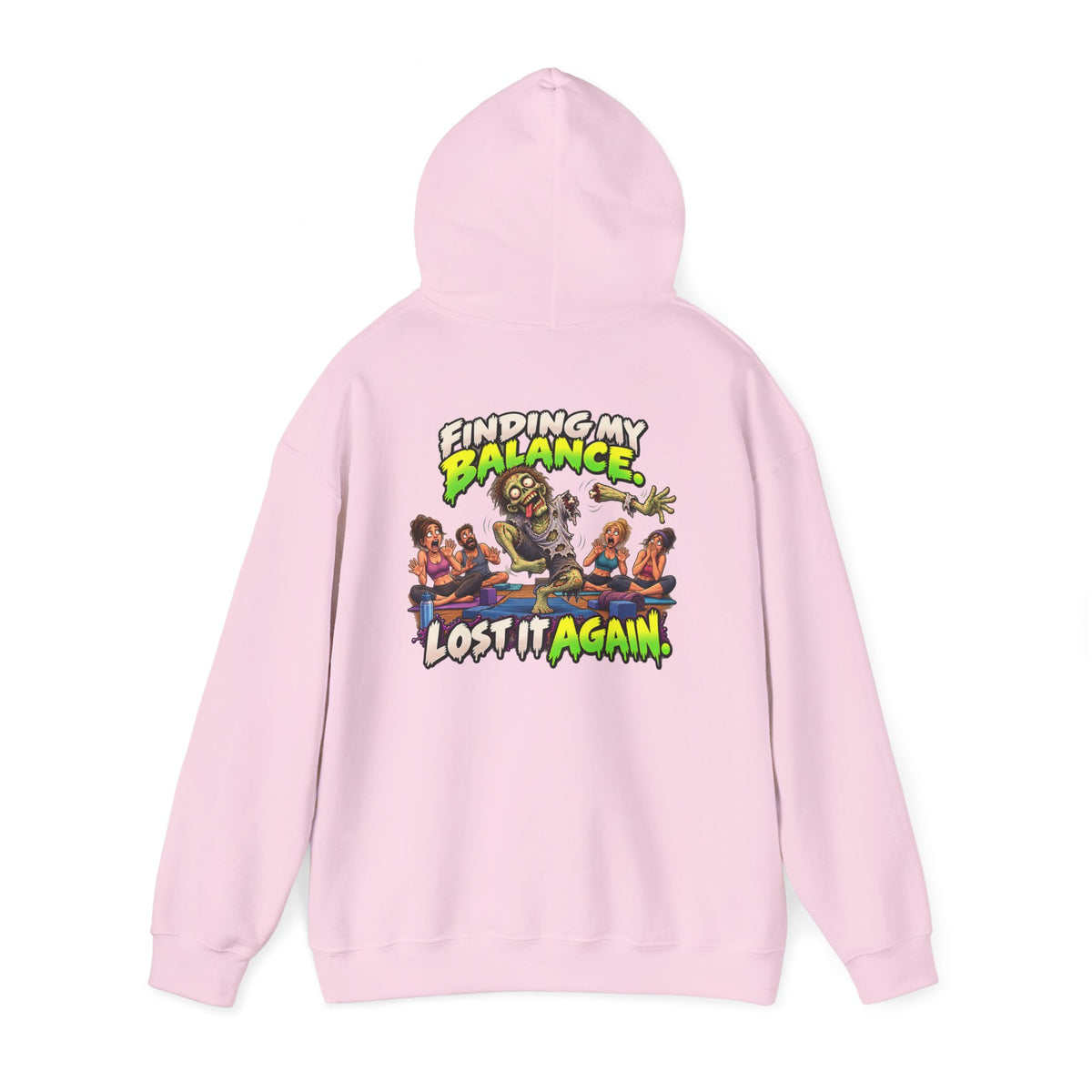 Finding My Balance — Officially Undead Zombie Hoodie