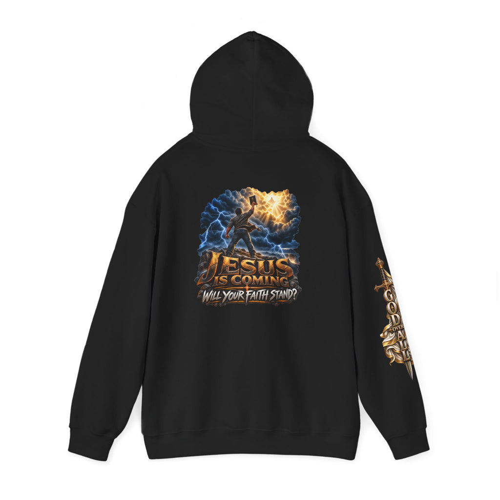 Jesus Is Coming Hoodie — Faith Revival Graphic Pullover