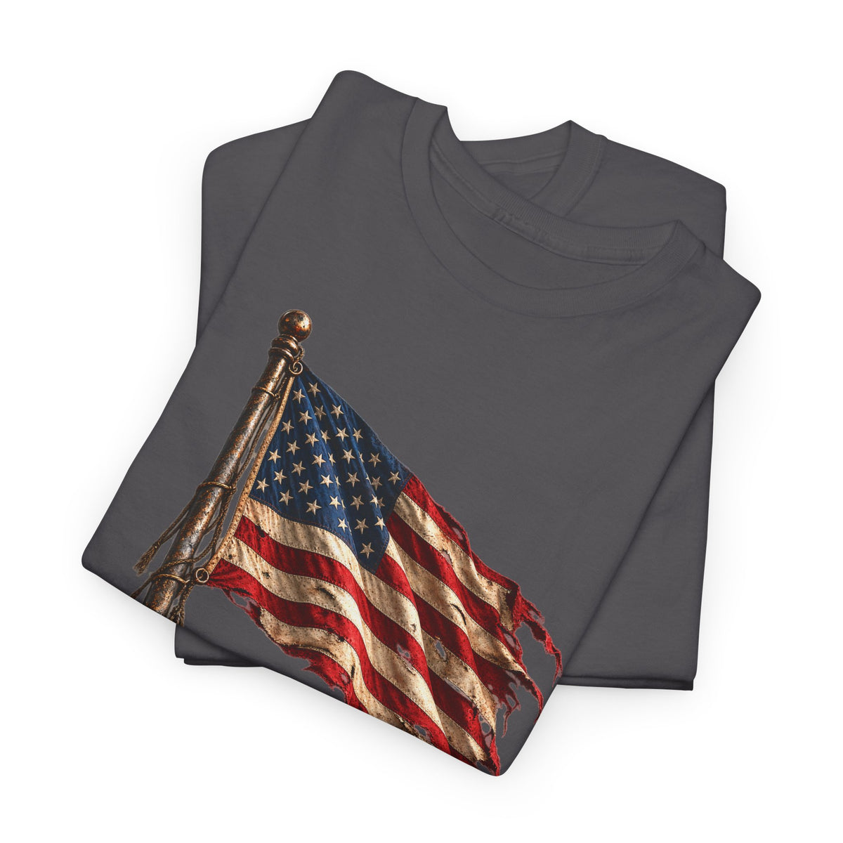 Still Standing American Flag T-Shirt