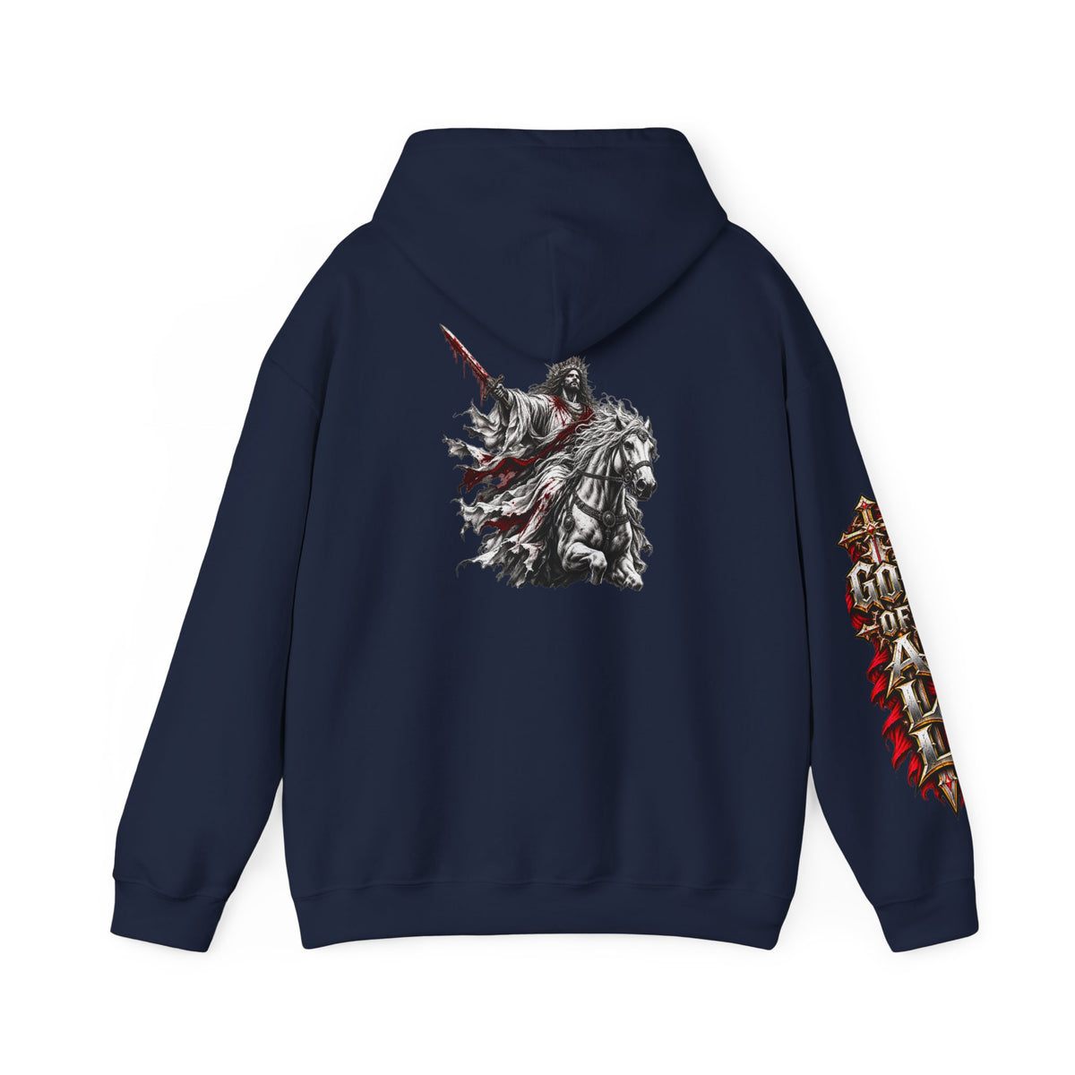 He Is Coming Soon Christian Hoodie – Front, Back & Sleeve Design