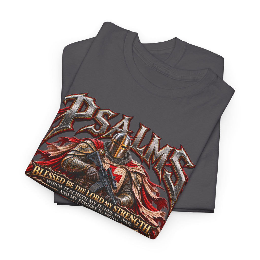 Psalm 144 Christian Warrior T-Shirt