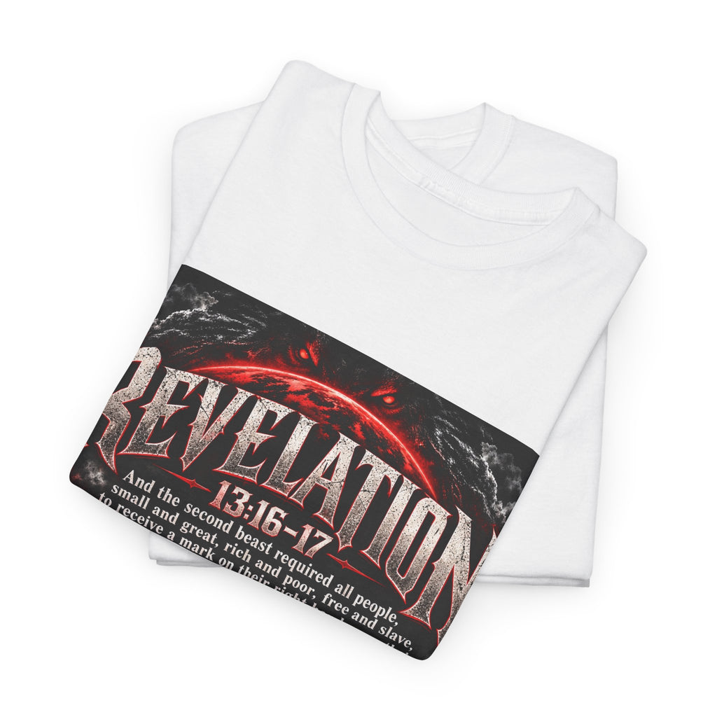 Revelation 13:16-17 Christian Apocalypse Graphic T-Shirt