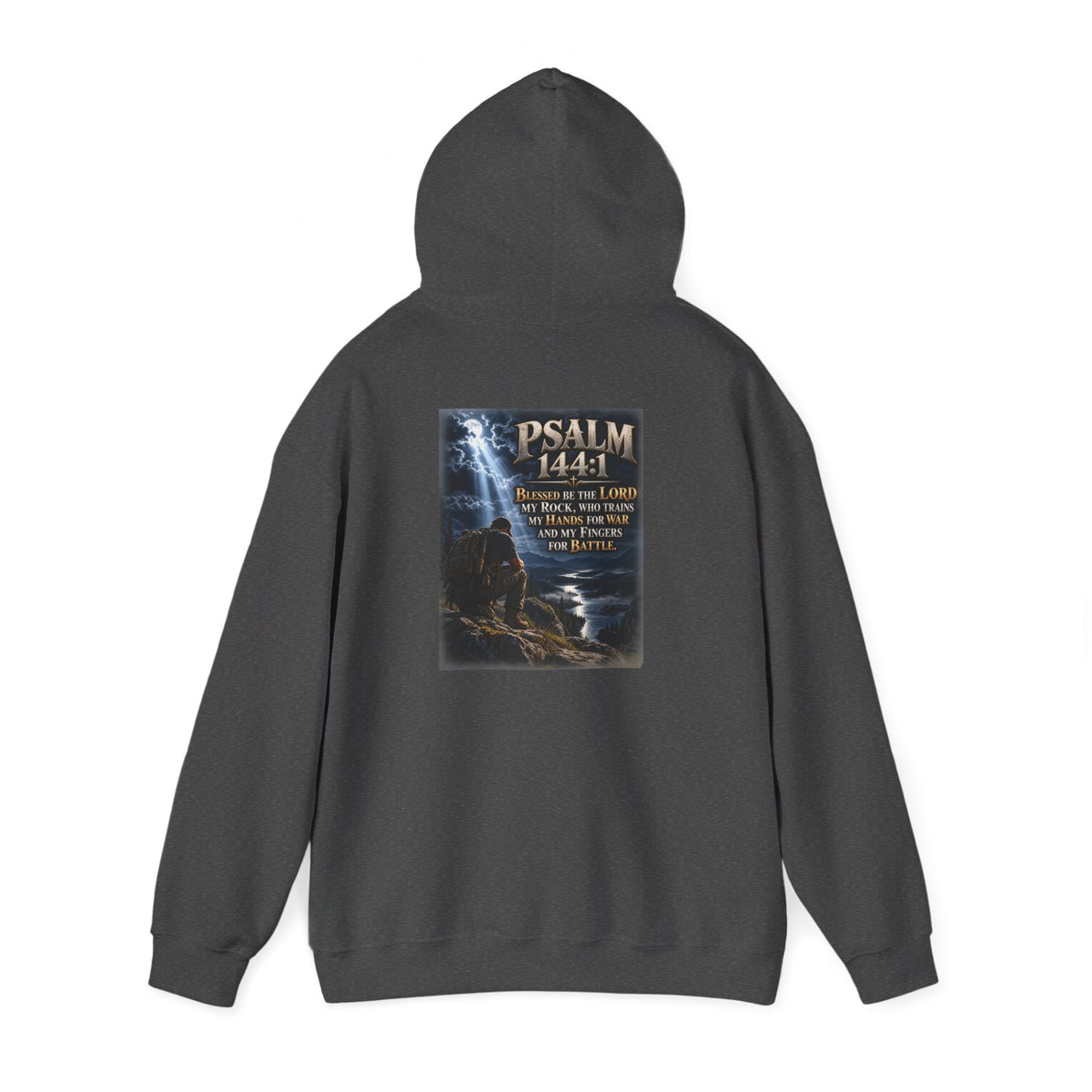 Psalm 144:1 Christian Scripture Hoodie