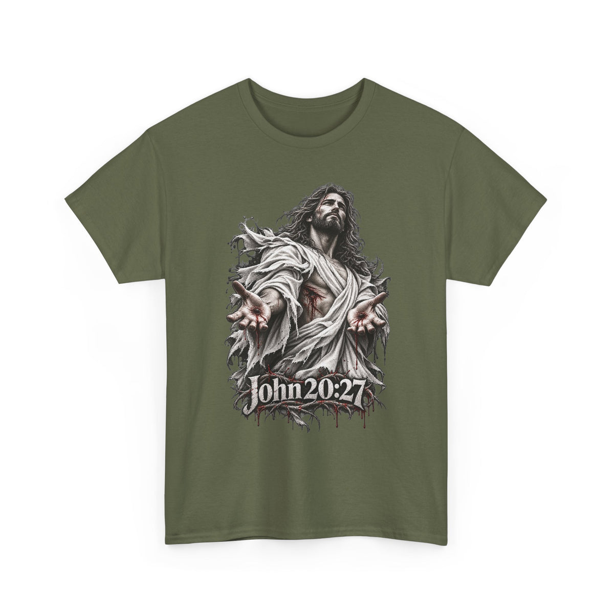 John 20:27 Jesus Faith Christian T-Shirt