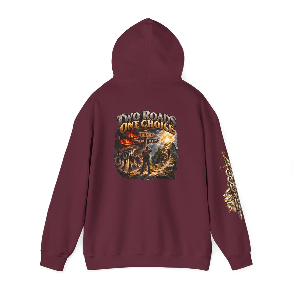 Hoodie - "The Devil and The One Choice" Graphic Pullover