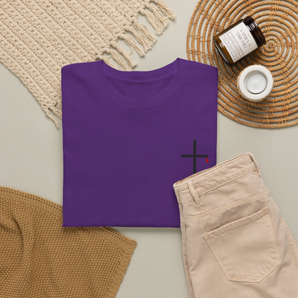 Two Roads One Choice T‑Shirt — Christian Cross Faith Graphic Tee