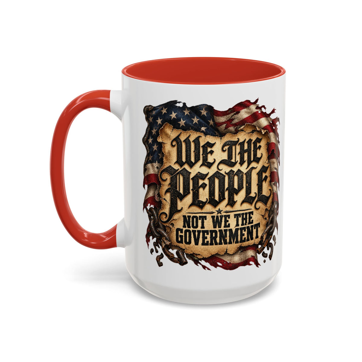 We the People Not We the Government Patriotic Coffee Mug