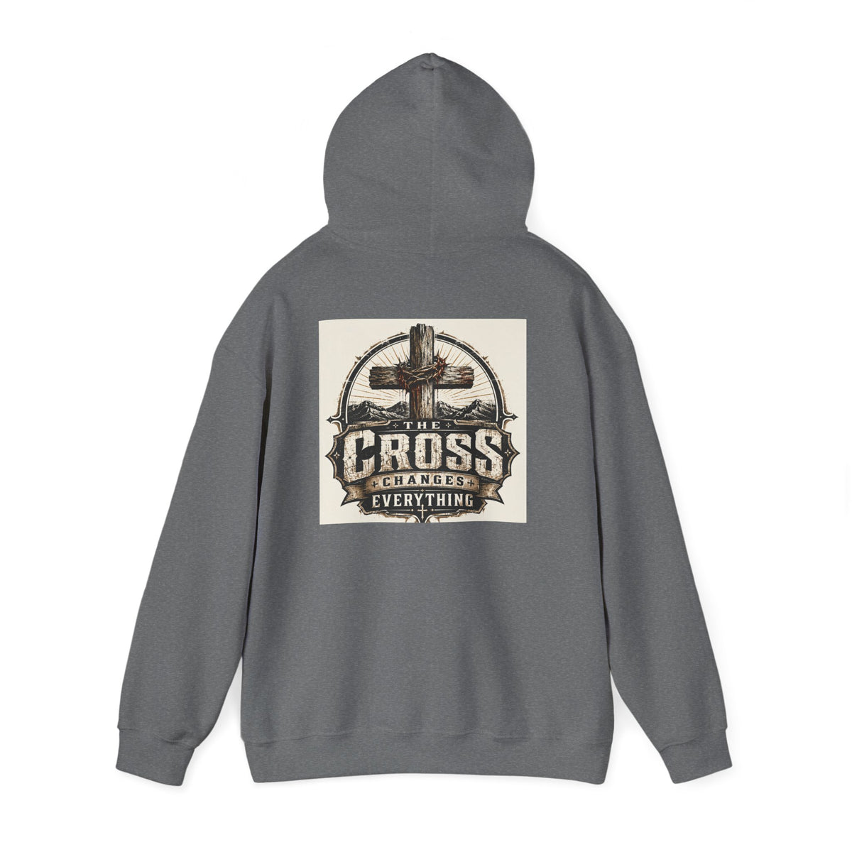 Christian In Progress Hoodie | Cross Changes Everything Christian Hoodie