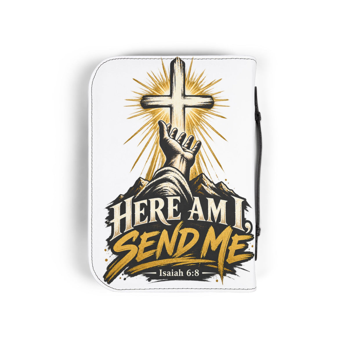 Isaiah 6:8 — Here Am I, Send Me Christian Bible Cover