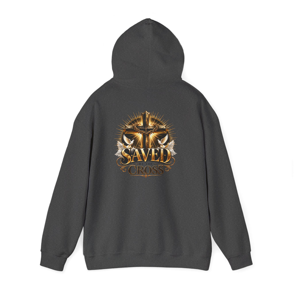 Faith Over Fear Christian Hoodie – Faithful Savior Cross Design