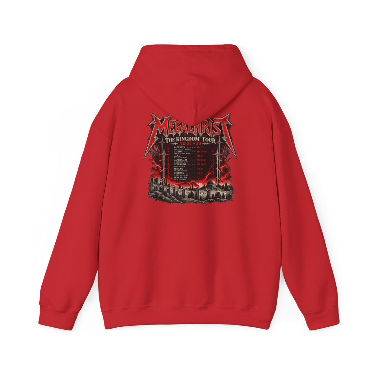 Megachrist The Kingdom Tour Christian Graphic Hoodie