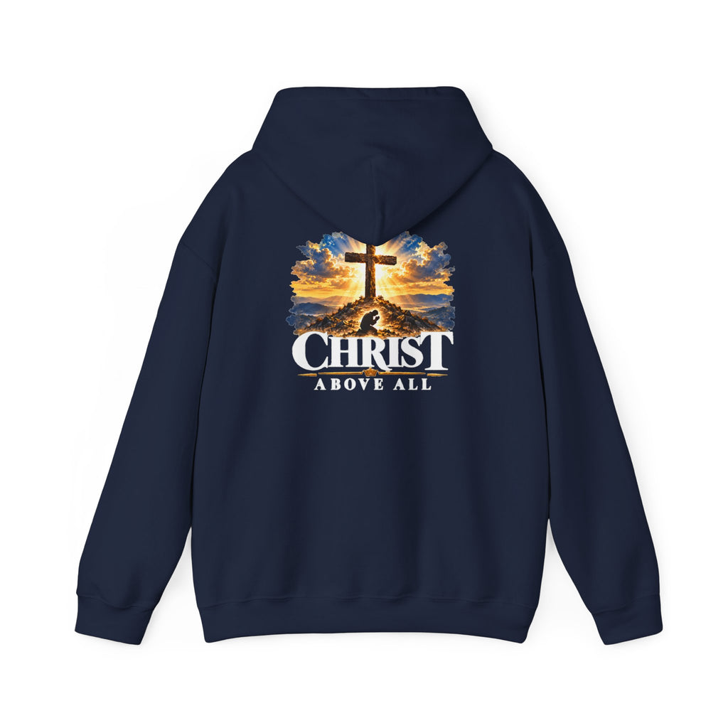 Christian Cross Sunset Faith Hoodie