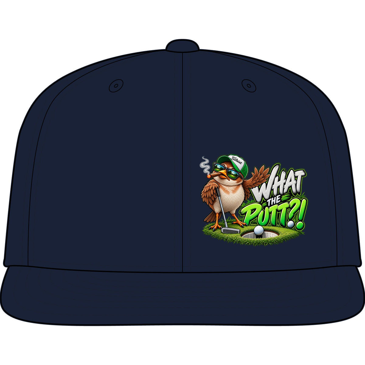What the Putt? Funny Golf Snapback Cap