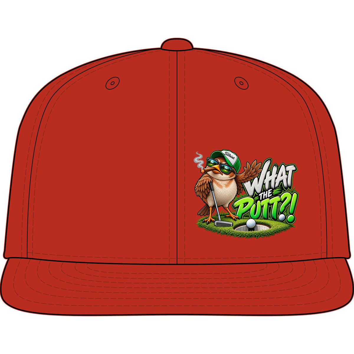 What the Putt? Funny Golf Snapback Cap