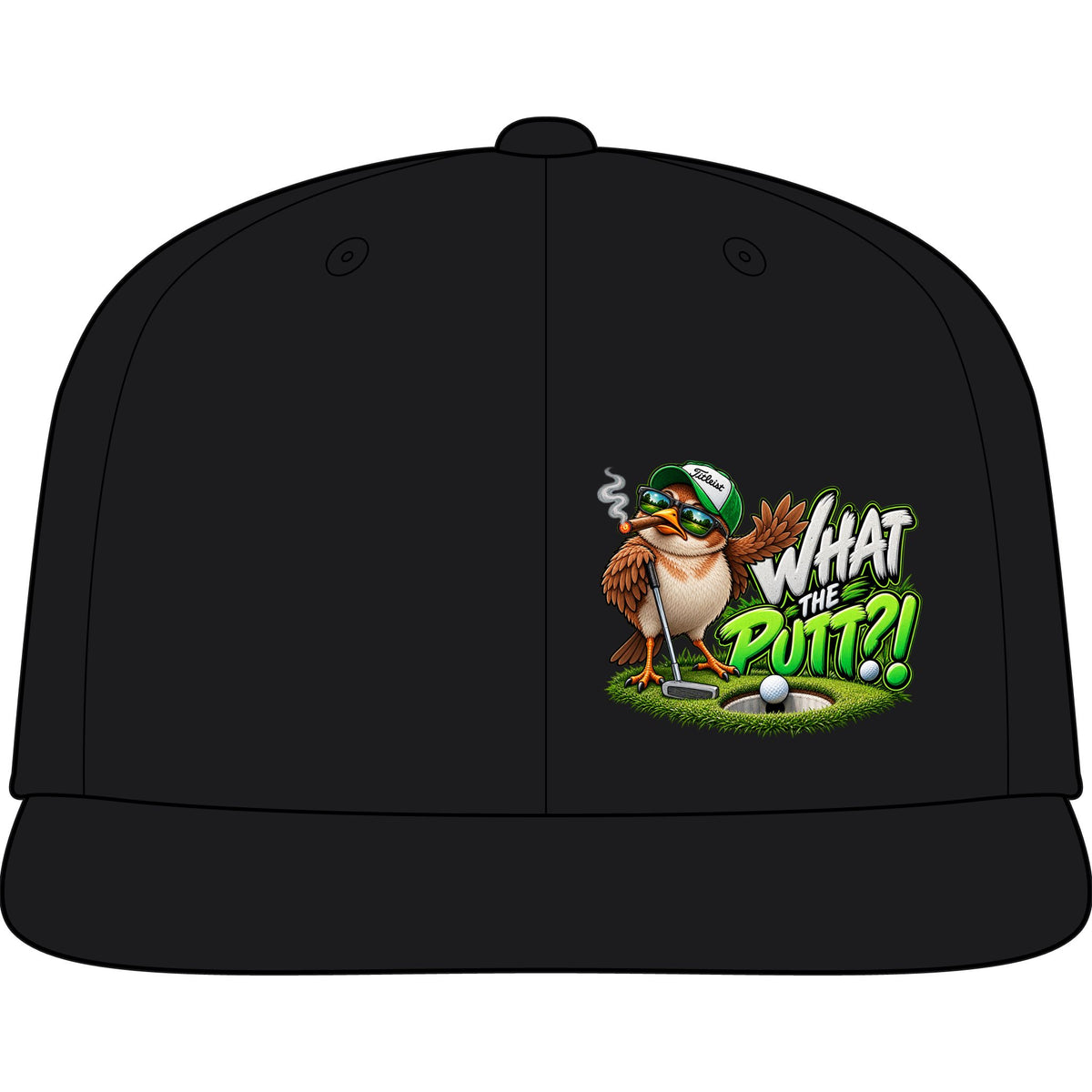 What the Putt? Funny Golf Snapback Cap