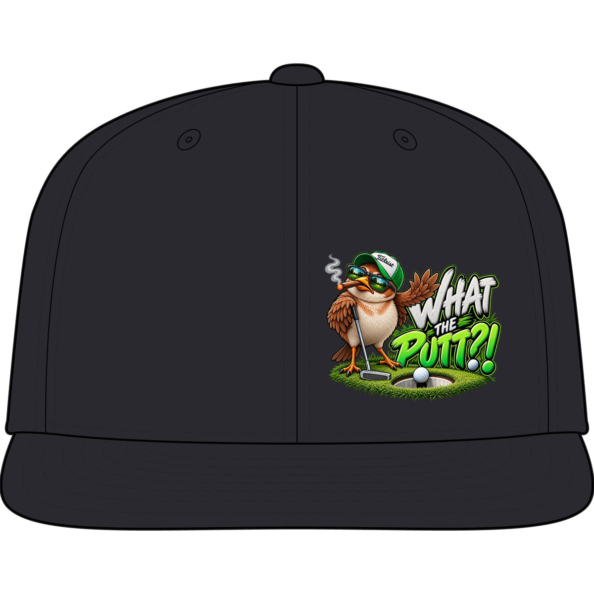 What the Putt? Funny Golf Snapback Cap