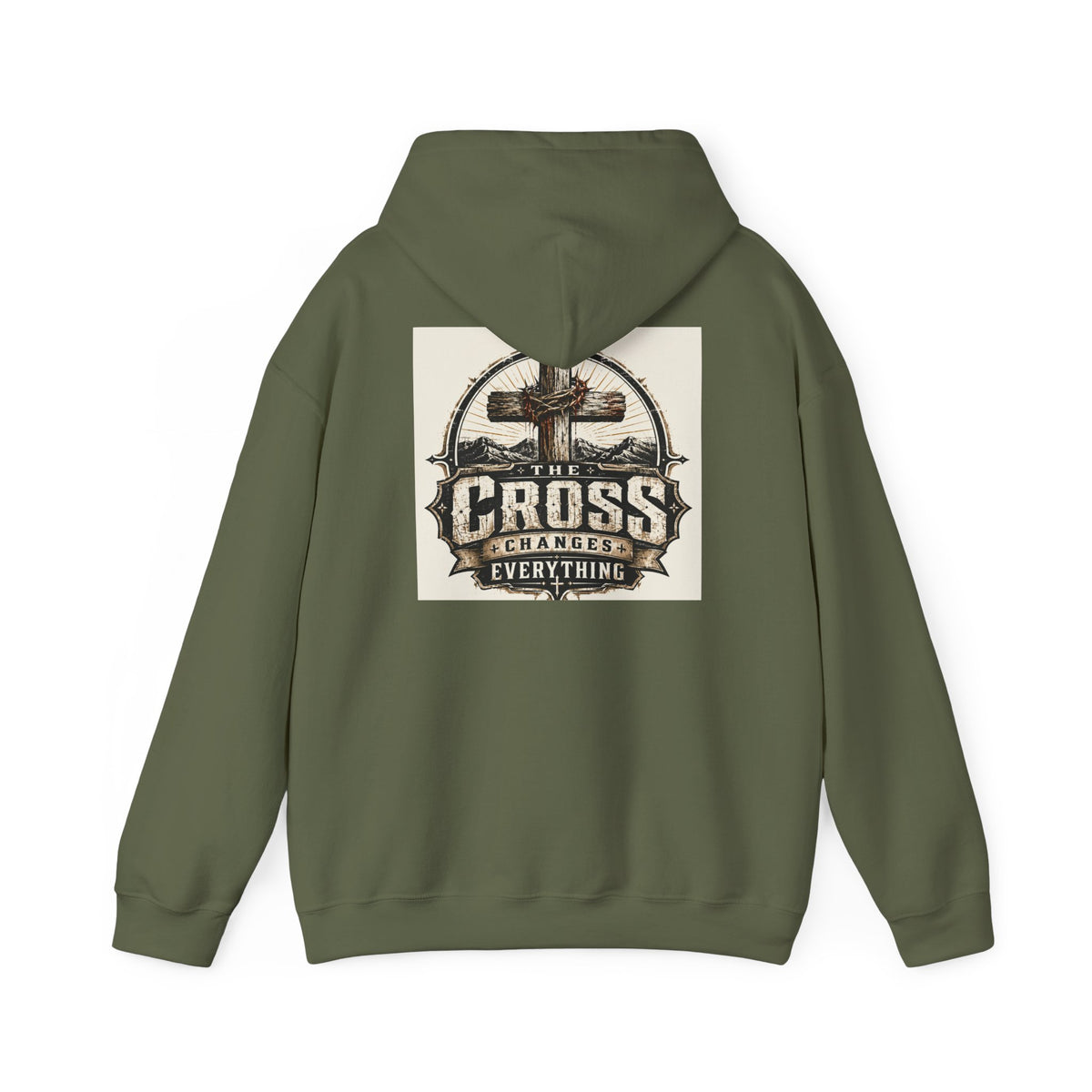 Christian In Progress Hoodie | Cross Changes Everything Christian Hoodie