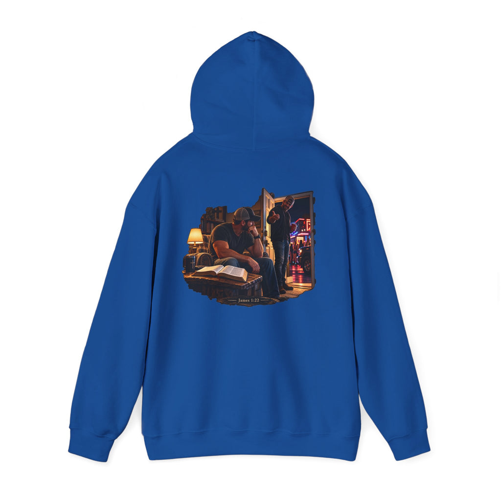Faith at the Crossroads Christian Graphic Hoodie