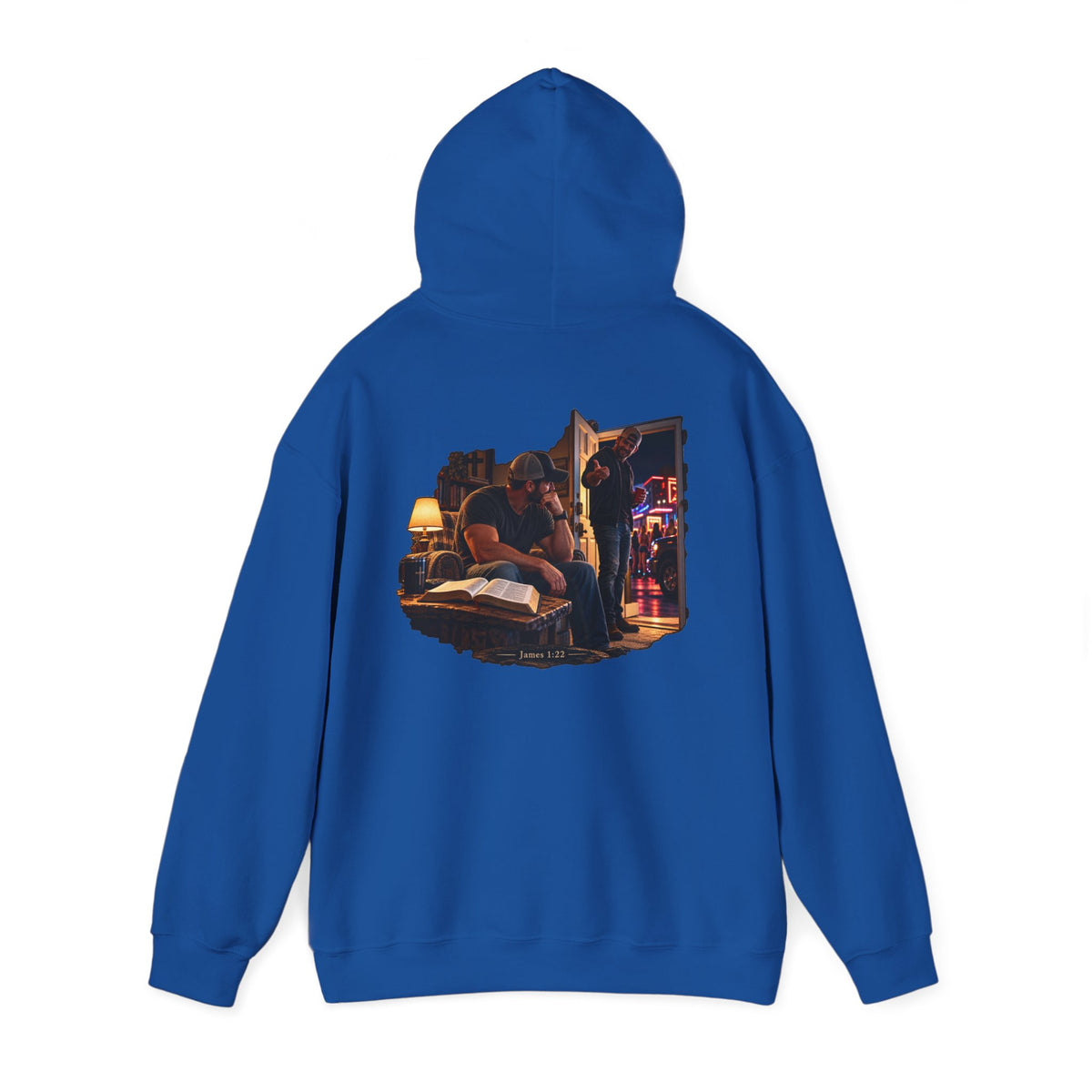 Faith at the Crossroads Christian Graphic Hoodie