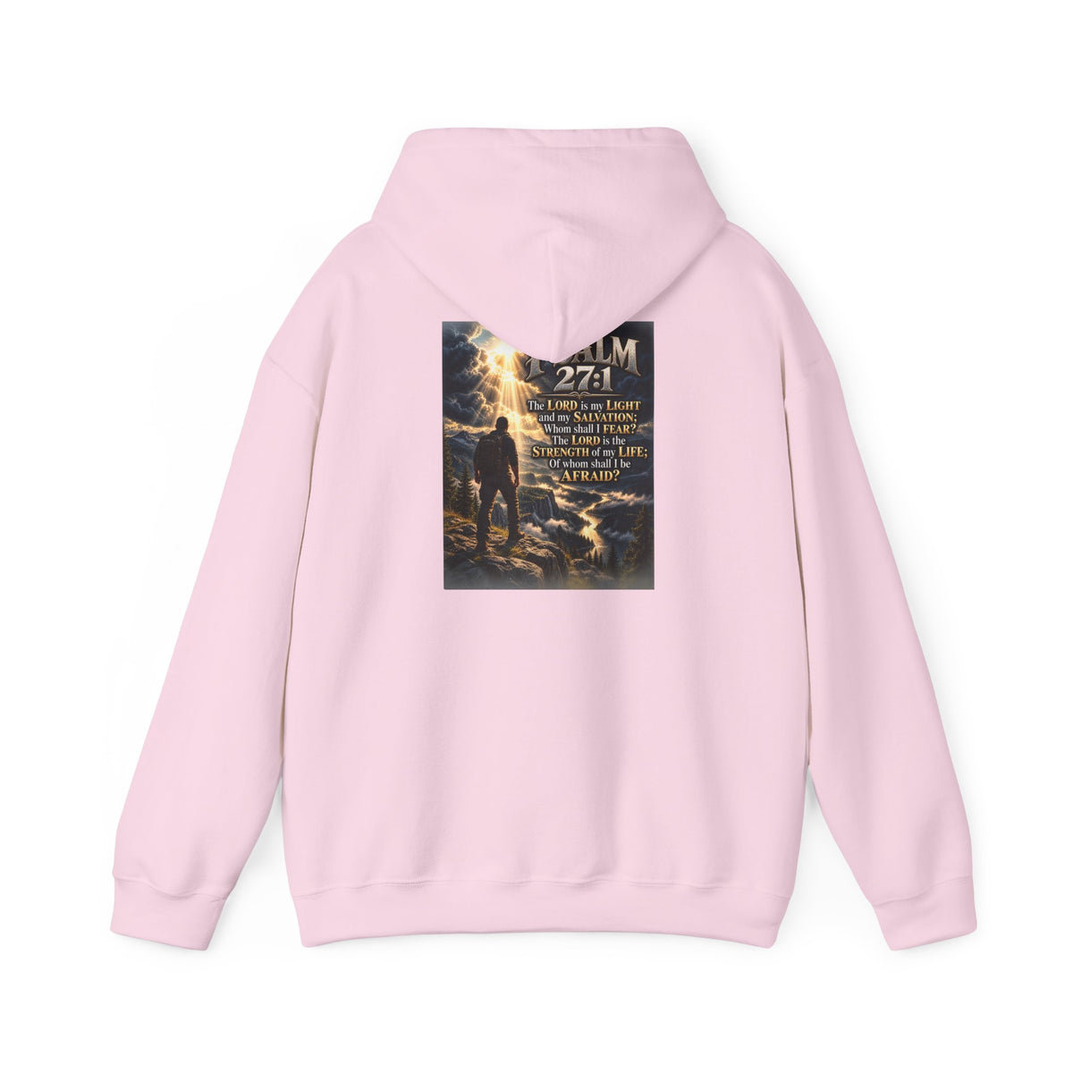 Psalm 27:1 The Lord Is My Light Christian Hoodie