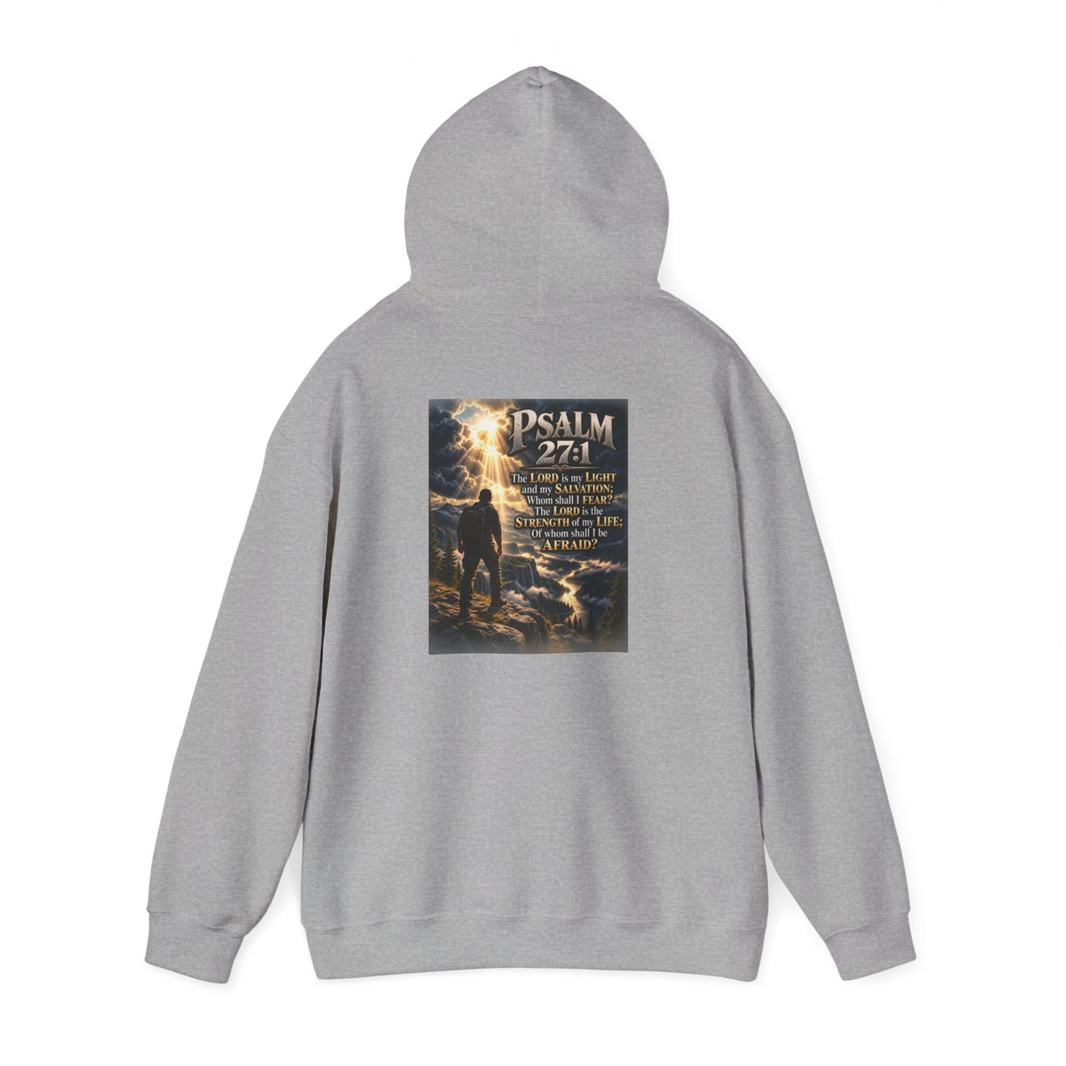 Psalm 27:1 The Lord Is My Light Christian Hoodie