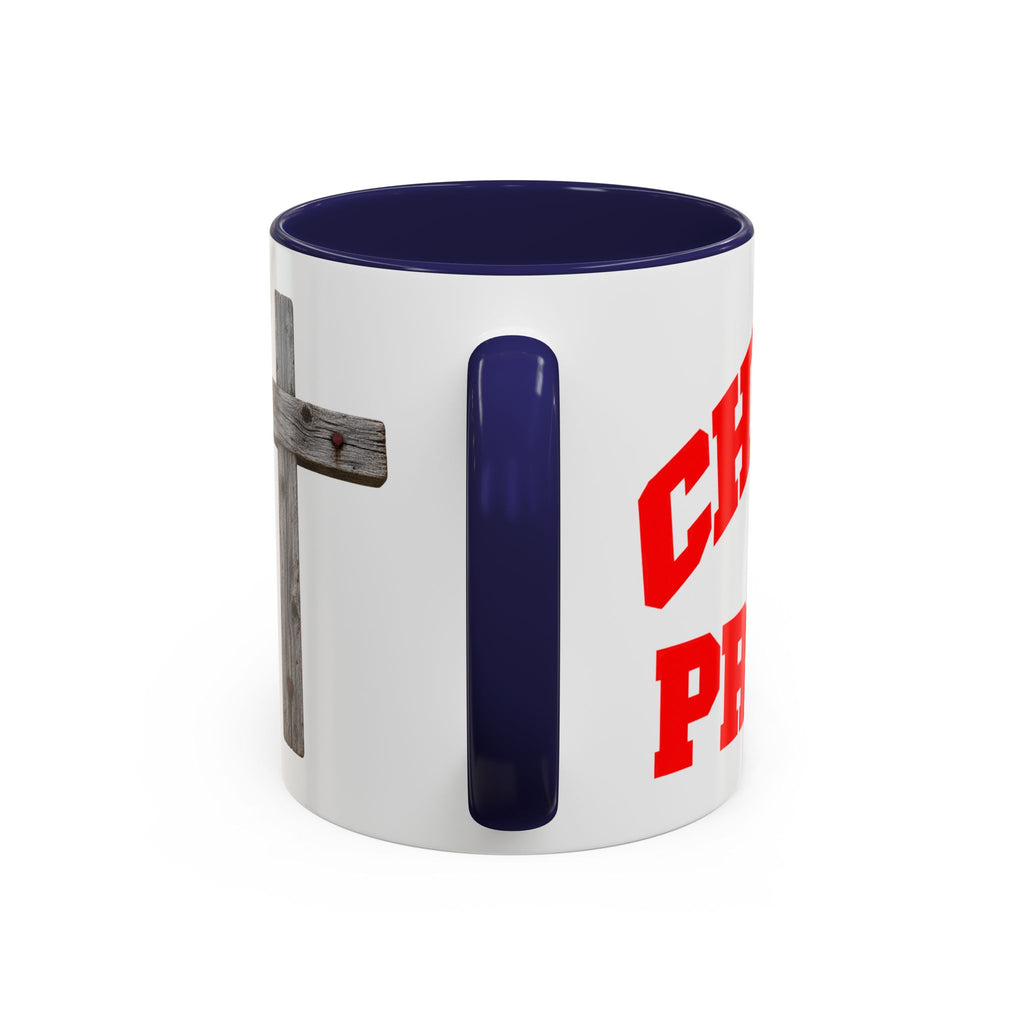 Christian “Christian in Progress” Cross Coffee Mug